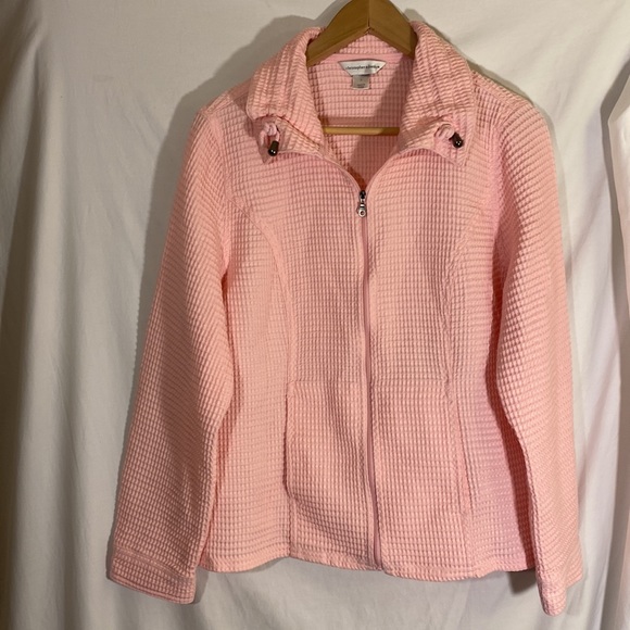 Woman’s zip up coat size L - Picture 2 of 8